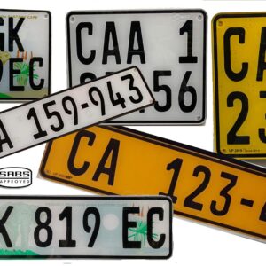 Number plates